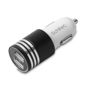 Portable 2.1a Dual Port Usb Tsheb Charger