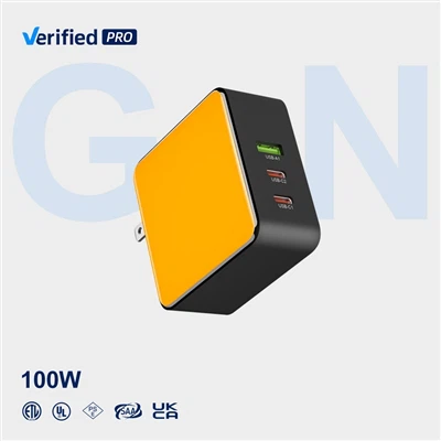 Schitec 100W USB C 3 Chaw nres nkoj them